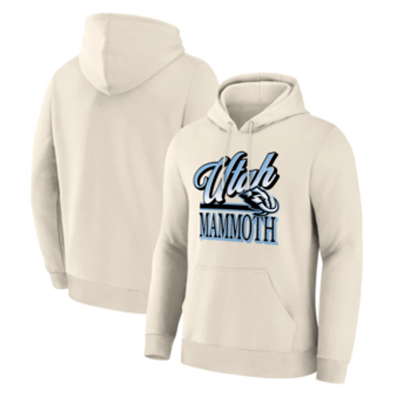 Men's  Cream Utah Mammoth Legacy Hoodie