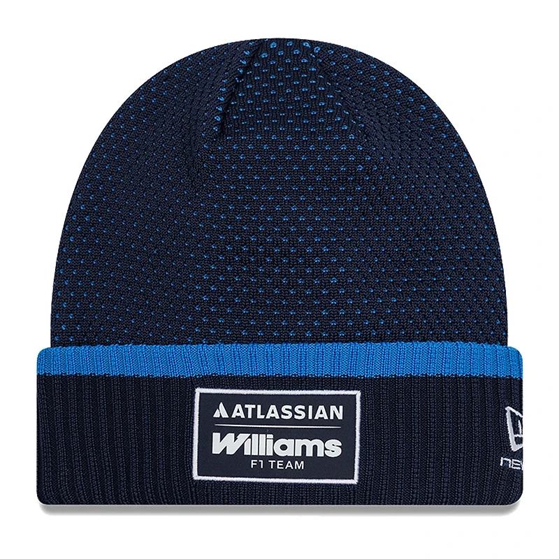 Men's New Era Navy Williams Racing Cuffed Knit Hat