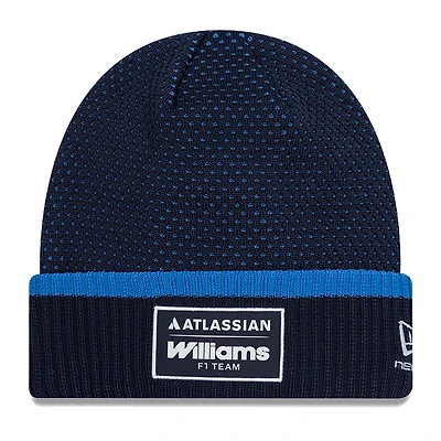 Men's New Era Navy Williams Racing Cuffed Knit Hat