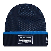 Men's New Era Navy Williams Racing Cuffed Knit Hat