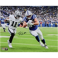 Tyler Warren Indianapolis Colts Autographed 16" x 20" Running Photograph