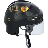 Chris Chelios Chicago Blackhawks Autographed Black Mini Helmet