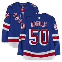 Will Cuylle New York Rangers Game-Used #50 Blue Set 1 Jersey from the 2025-26 NHL Season