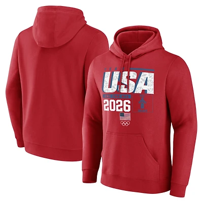 Men's Red Team USA 2026 Winter Olympics Pic-O-Gram Hoodie