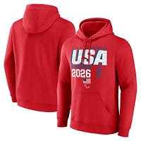 Men's Red Team USA 2026 Winter Paralympics Pic-O-Gram Hoodie