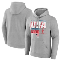 Men's Gray Team USA 2026 Winter Olympics Pic-O-Gram Hoodie