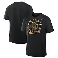 Men's Fanatics  Black Los Angeles Dodgers 2025 World Series Champions Big & Tall Locker Room Parade T-Shirt