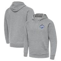 Men's Antigua  Heather Gray Los Angeles Dodgers 2025 World Series Champions Victory Hoodie