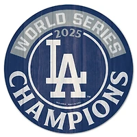 WinCraft Los Angeles Dodgers 2025 World Series Champions 14" Round Wood Sign