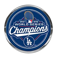 WinCraft Los Angeles Dodgers 2025 World Series Champions Domed Metal Auto Emblem