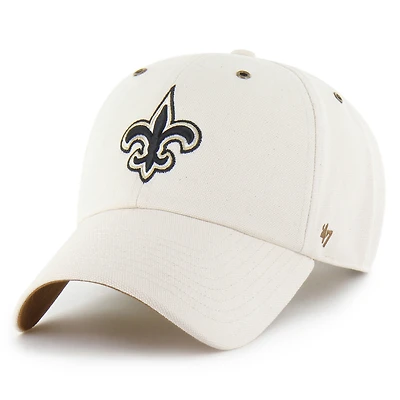 Men's Carhartt x '47 Natural New Orleans Saints Undyed Clean Up Adjustable Hat