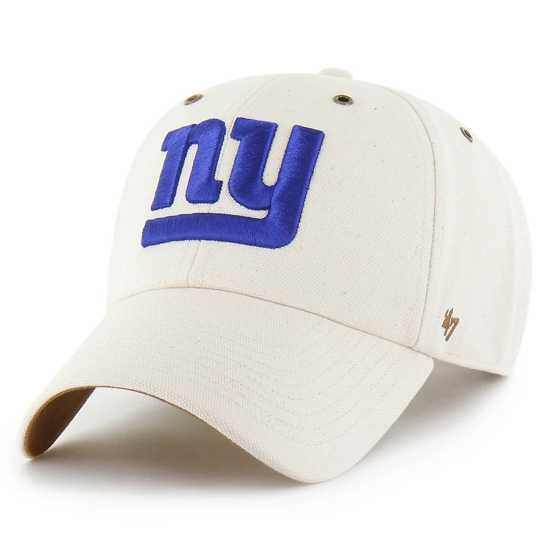 Men's Carhartt x '47 Natural New York Giants Undyed Clean Up Adjustable Hat