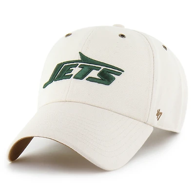 Men's Carhartt x '47 Natural New York Jets Undyed Clean Up Adjustable Hat