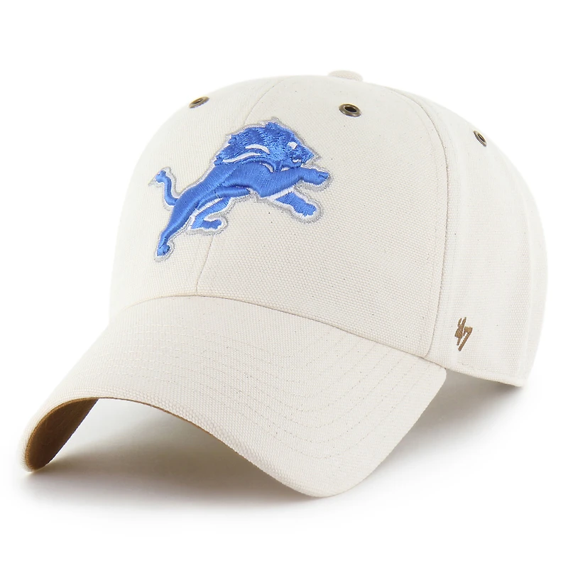Men's Carhartt x '47 Natural Detroit Lions Undyed Clean Up Adjustable Hat