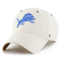 Men's Carhartt x '47 Natural Detroit Lions Undyed Clean Up Adjustable Hat