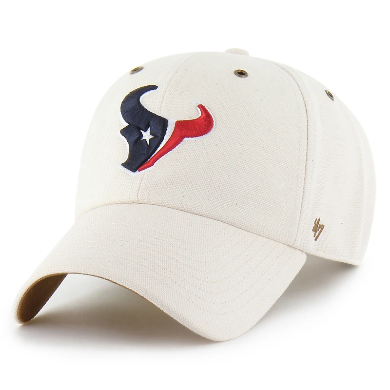 Men's Carhartt x '47 Natural Houston Texans Undyed Clean Up Adjustable Hat