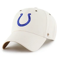 Men's Carhartt x '47 Natural Indianapolis Colts Undyed Clean Up Adjustable Hat