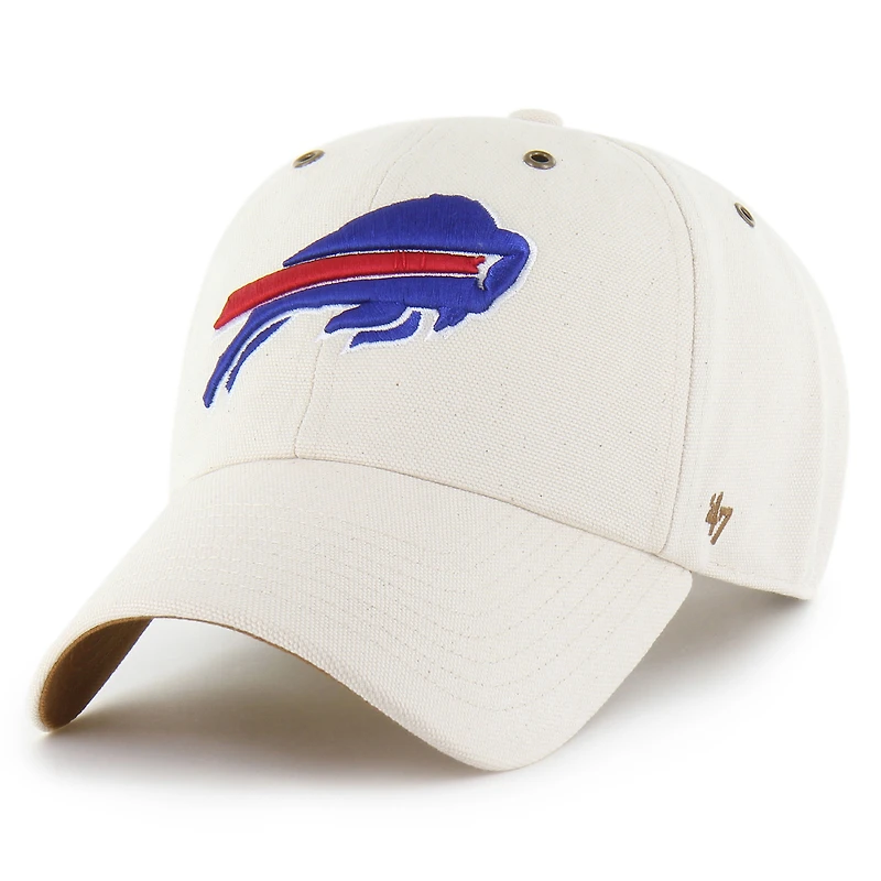 Men's Carhartt x '47 Natural Buffalo Bills Undyed Clean Up Adjustable Hat
