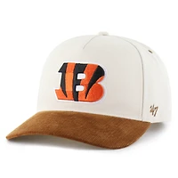 Men's Carhartt x '47 Natural/Brown Cincinnati Bengals Undyed Relaxed Hitch Adjustable Hat