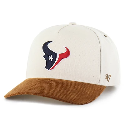 Men's Carhartt x '47 Natural/Brown Houston Texans Undyed Relaxed Hitch Adjustable Hat