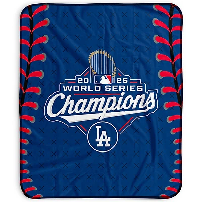 Pegasus Los Angeles Dodgers 2025 World Series Champions 50" x 60" Pixel Fleece Blanket