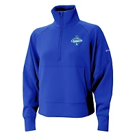 Women's Columbia  Royal Los Angeles Dodgers 2025 World Series Champions Wickhams Hills Quarter-Zip Pullover