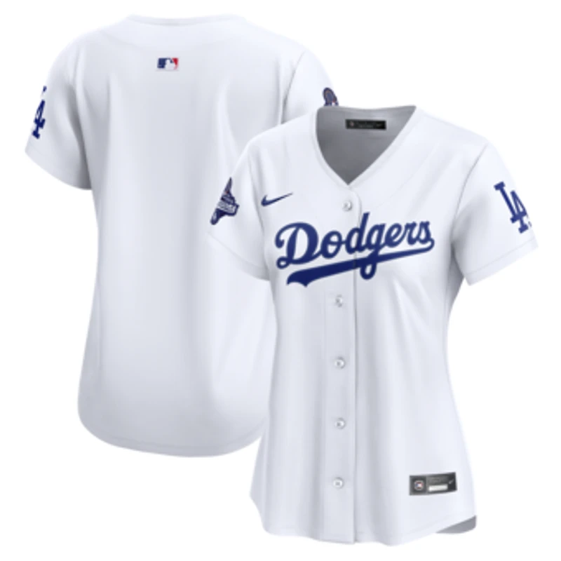 Women's Nike  White Los Angeles Dodgers Home 2025 World Series Champions Limited Jersey