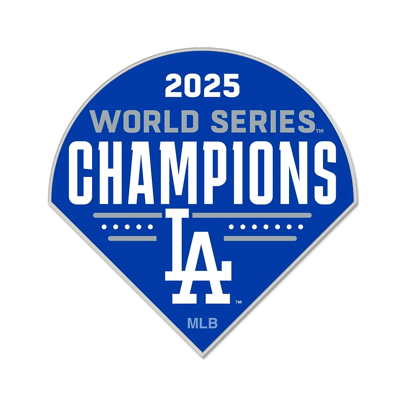 WinCraft Los Angeles Dodgers 2025 World Series Champions Home Plate Collector Pin