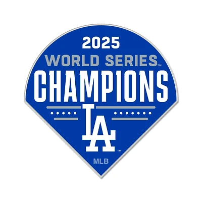 WinCraft Los Angeles Dodgers 2025 World Series Champions Home Plate Collector Pin