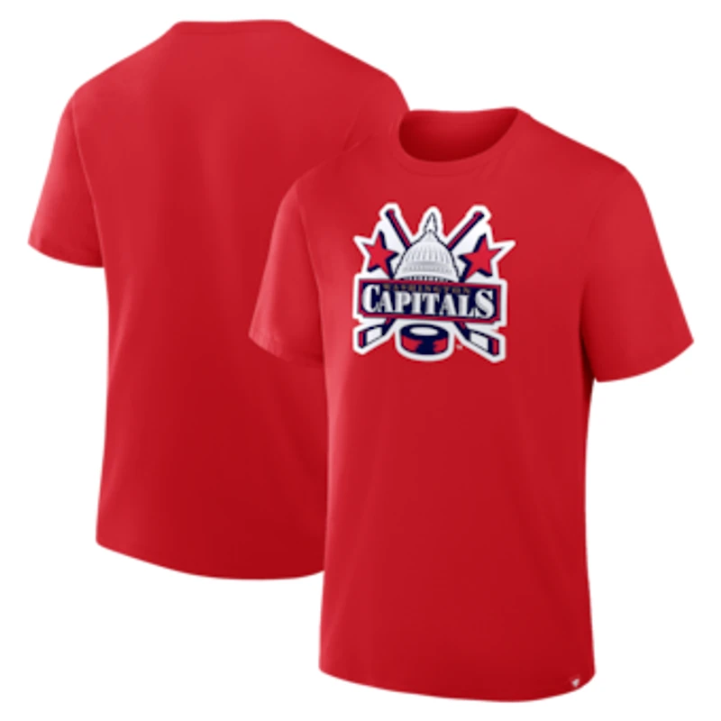 Men's Red Washington Capitals Franchise T-Shirt