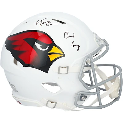 Trey McBride Arizona Cardinals Autographed Riddell Speed Authentic Helmet with "Bird Gang" Inscription