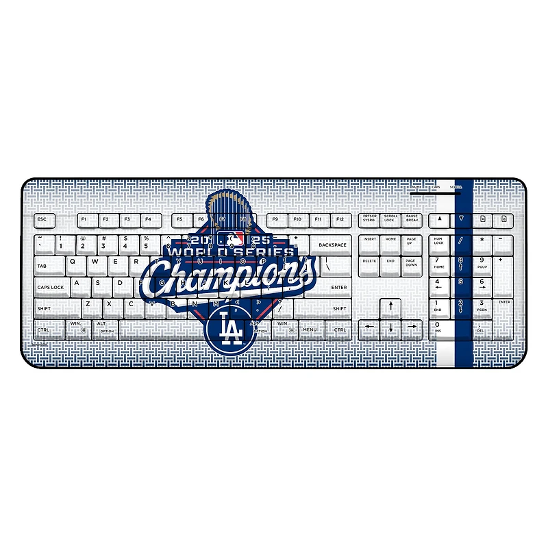 Keyscaper Los Angeles Dodgers 2025 World Series Champions Wireless Keyboard