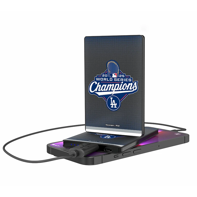 Keyscaper Los Angeles Dodgers 2025 World Series Champions 2500 mAh Credit Card Powerbank