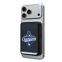 Keyscaper Los Angeles Dodgers 2025 World Series Champions 5000mAh Wireless Magnetic Powerbank