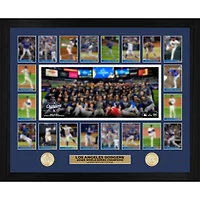 Highland Mint Los Angeles Dodgers 2025 World Series Champions 18" x 22" Memorable Moments Bronze Coin Photo Mint