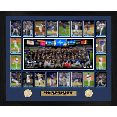 Highland Mint Los Angeles Dodgers 2025 World Series Champions 18" x 22" Memorable Moments Bronze Coin Photo Mint