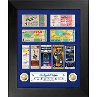 Highland Mint Los Angeles Dodgers Nine-Time World Series Champions 20" x 24" Deluxe Gold Coin Photo Mint