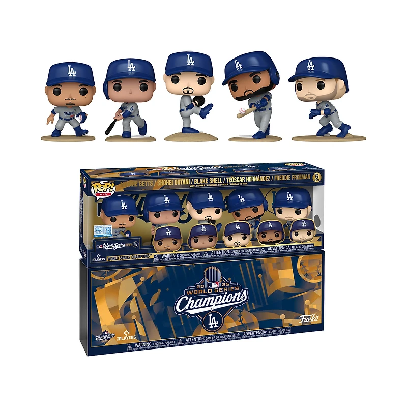 Funko Los Angeles Dodgers 2025 World Series Champions POP! Five-Pack