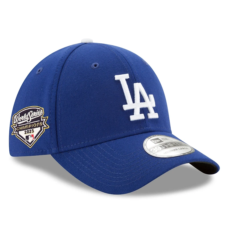 Men's New Era Royal Los Angeles Dodgers 2025 World Series Champions Side Patch 39THIRTY Flex Hat