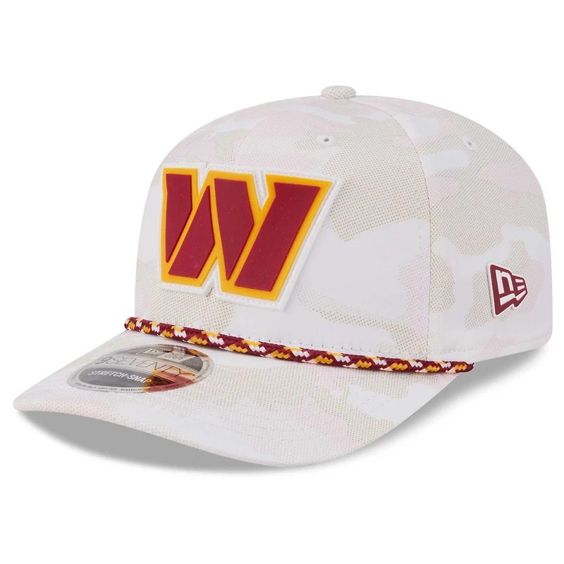 Men's New Era White Washington Commanders Camo Rope 9SEVENTY Adjustable Hat