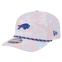 Men's New Era  White Buffalo Bills Camo Rope 9SEVENTY Adjustable Hat