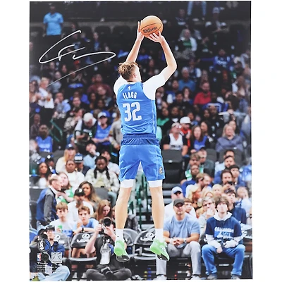 Cooper Flagg Dallas Mavericks Autographed 16" x 20" Shooting Photograph