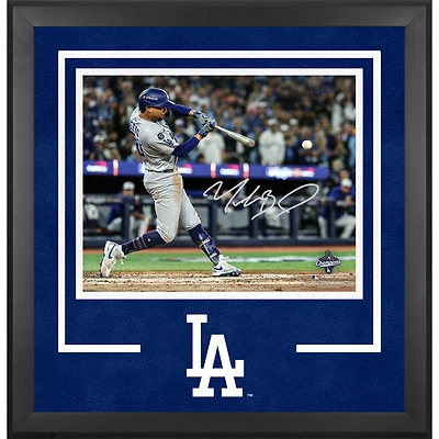 Mookie Betts Los Angeles Dodgers Autographed 2025 World Series Champions Deluxe Framed 16" x 20" Photograph