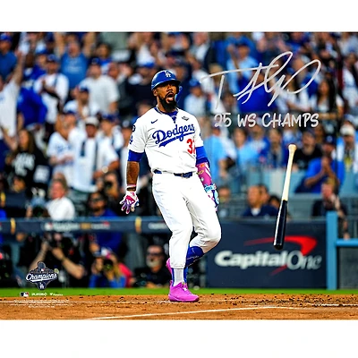 Teoscar Hernández Los Angeles Dodgers Autographed 2025 World Series Champions 16" x 20" Photograph with "25 WS Champs" Inscription
