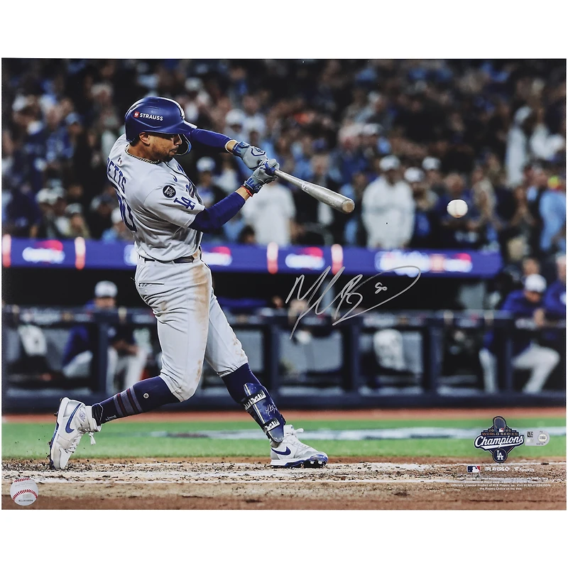 Mookie Betts Los Angeles Dodgers Autographed 2025 World Series Champions 16" x 20" Photograph