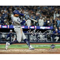 Mookie Betts Los Angeles Dodgers Autographed 2025 World Series Champions 16" x 20" Photograph with "25 WS Champs" Inscription