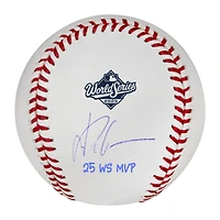 Yoshinobu Yamamoto Los Angeles Dodgers Autographed  2025 World Series Logo Baseball with "25 WS MVP" Inscription