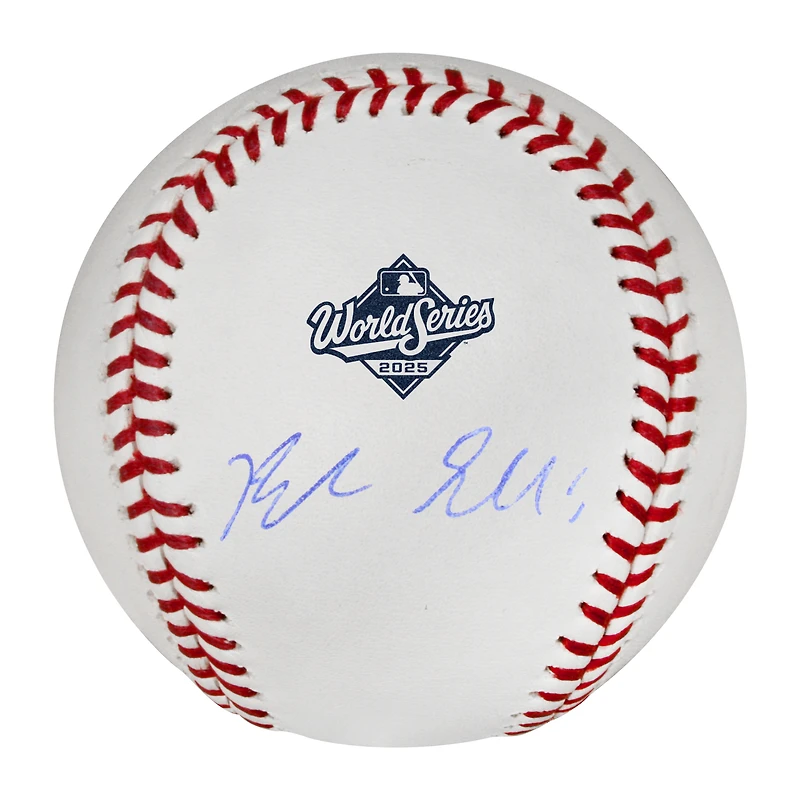 Blake Snell Los Angeles Dodgers Autographed 2025 World Series Logo Baseball