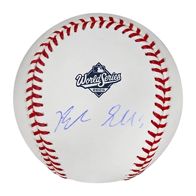 Blake Snell Los Angeles Dodgers Autographed  2025 World Series Logo Baseball
