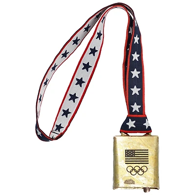 MOEN Bells of Norway Team USA Flag 5-Ring Logo Stars Stripes Cowbell